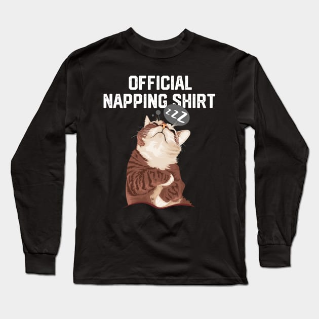 official napping shirt Long Sleeve T-Shirt by spantshirt